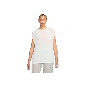 Maiou femei  Wmns Esc Nigh Neck Tank - Alb - Alb