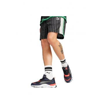 Pantaloni barbati scurti  T7 For The Fanbase Mesh Shorts 7 B - Negru