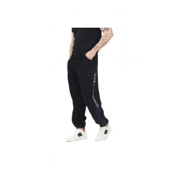 Pantaloni  pentru Barbati - m tape pants ch copl zip - 7M000144-AF13538-UC001 - Negru - Negru