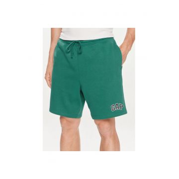 Pantaloni scurti barbati -  304382499 - Bumbac/Poliester - Verde - Verde