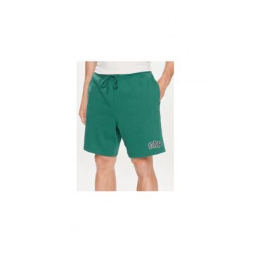Pantaloni scurti barbati -  304382499 - Bumbac/Poliester - Verde - Verde