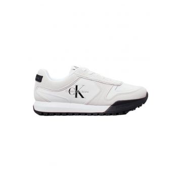 Pantofi sport  pentru Barbati - toothy runner irregular lines - YM0YM00624-01W - Alb - Alb