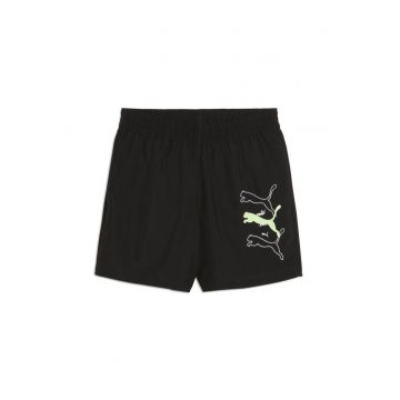 Sort  pentru Barbati - ess logo lab puma logo woven shorts 5 - 684673-01 - Negru - Negru