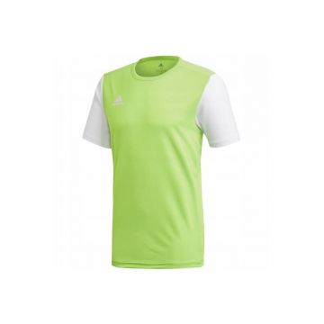 Tricou sport barbati -  Poliester - Alb/Verde - Alb/Verde