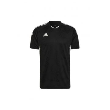 Tricou sport barbati -  Poliester - Negru/Alb -