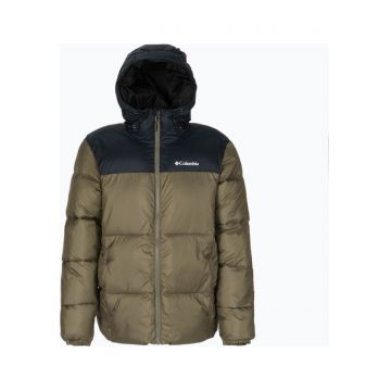 Geaca pentru barbati cu gluga -  Poliester - Verde - Verde/Negru