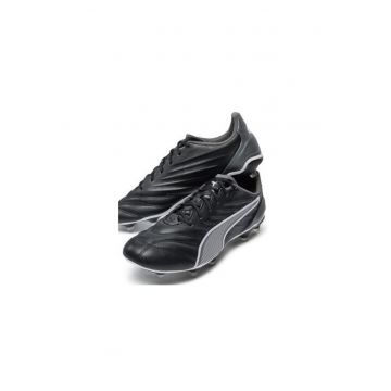 Ghete de fotbal barbati  304532290 - Piele ecologica - Negru - Negru