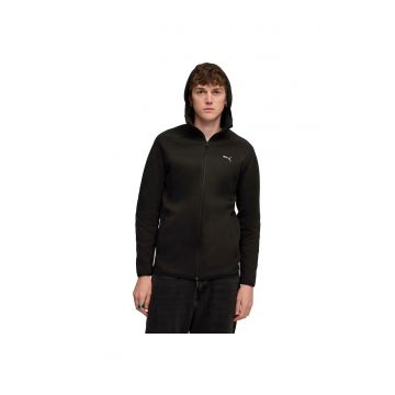 Hanorac barbati  Evostripe Fz Hoodie Dk - Negru