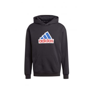 Hanorac cu gluga pentru barbati  Bumbac/Poliester - Negru