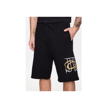Pantaloni scurti barbati -  302544042 - Bumbac - Negru - Negru