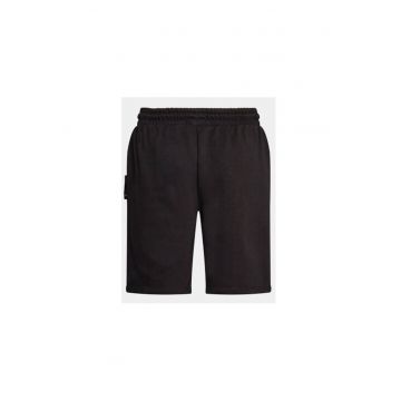 Pantaloni scurti barbati -  303886257 - Bumbac - Negru - Negru