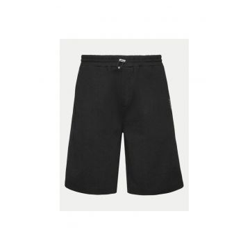 Pantaloni scurti barbati -  303967451 - Bumbac - Negru - Negru