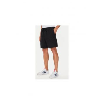 Pantaloni scurti barbati -  303986452 - Bumbac - Negru - Negru