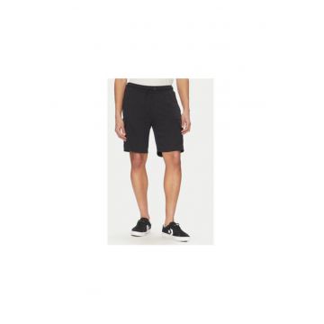 Pantaloni scurti sport barbati  20718382 - Bumbac/Poliester - Negru - Negru