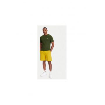 Pantaloni scurti sport barbati  342ZU900X - Bumbac - Galben - Galben