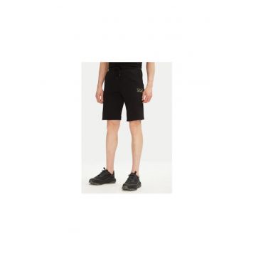 Pantaloni scurti sport barbati  705400 552917 - Bumbac - Negru - Negru