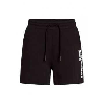 Pantaloni scurti sport barbati  A2M10166 - Bumbac - Negru - Negru