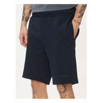 Pantaloni scurti sport barbati -  Bumbac - Bleumarin -
