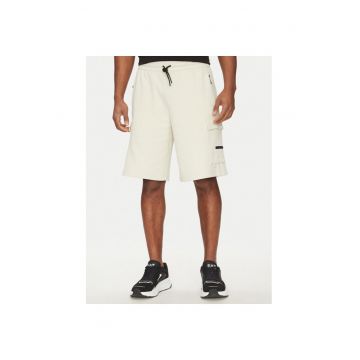 Pantaloni scurti sport barbati  Emporio Armani - 7M000326 AF12660 - Bumbac/Elastan - Ecru - Ecru
