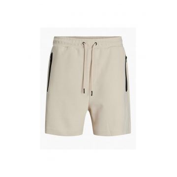 Pantaloni scurti sport barbati Jack Jones - 12273304 - Poliester/Bumbac - Bej - Bej