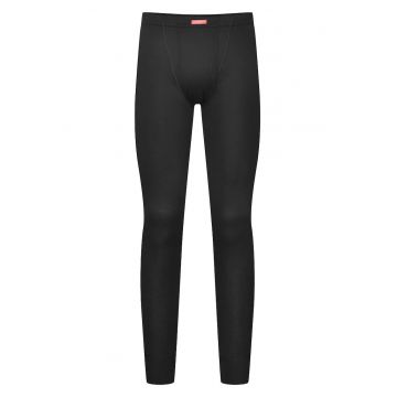 Pantaloni termici barbati -  Bumbac - Negru