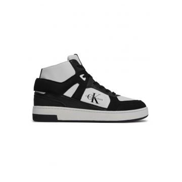 Pantofi sport  pentru Barbati - basket cupsole mid lth - YM0YM00883-01W - Negru