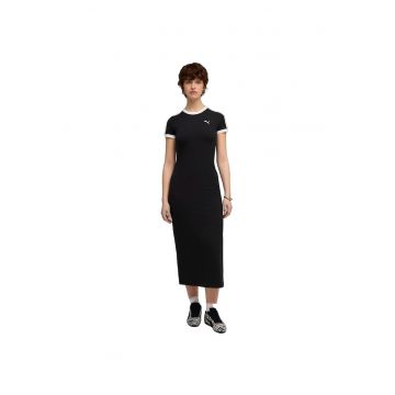 Rochie femei  T7 Dress - Negru - Negru