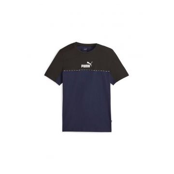 Tricou  ESS BLOCK x TAPE Tee - 673341-06 - Barbati - Albastru - Albastru