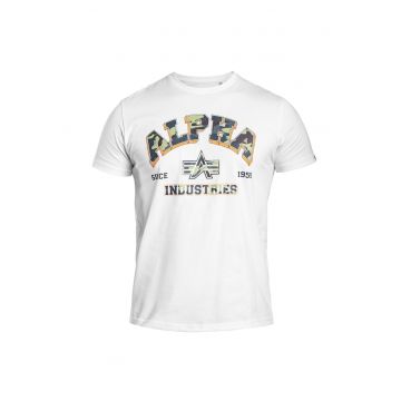 Tricou sport barbati  1582 - Bumbac - Alb