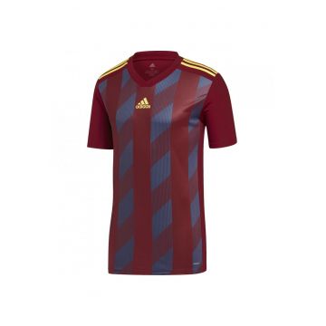 Tricou  Striped 19 barbati - Visiniu/Bleumarin