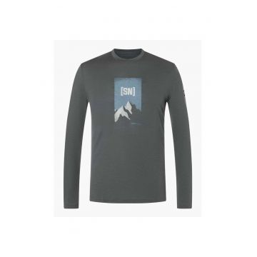 Bluza din amestec de lana M 2 PITCH - pentru barbati - culoarea Gri - M - Gri