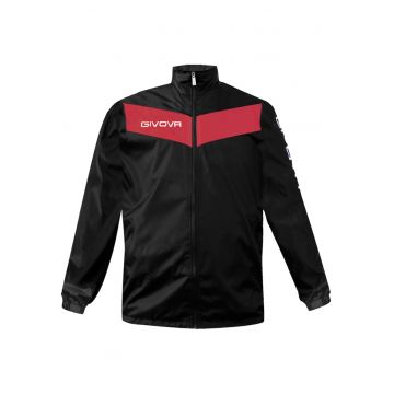 Jacheta sport barbati -  Poliester/Nylon - Rosu/Negru - Rosu/Negru