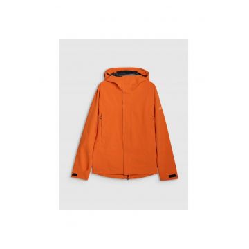 Jacheta trekking barbati  poliester - membrana 15000 - portocalie