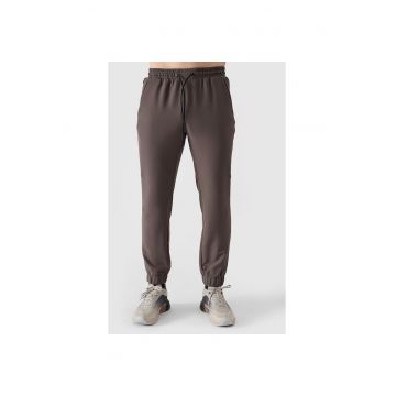Pantaloni sport barbati  antrenament - maro - material respirabil