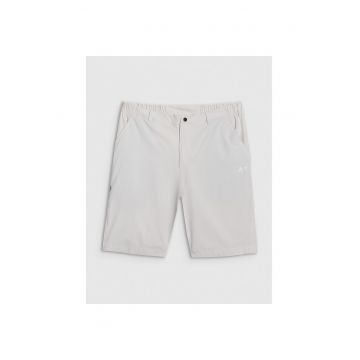 Pantaloni sport barbati  uscare rapida - sintetic/elastan - gri