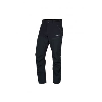 Pantaloni trekking hibrizi softshell 3L 5K/5K barbati Nicola manual - Negru