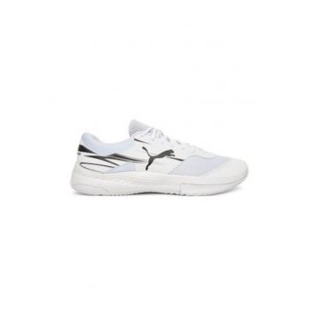 Pantofi sport barbati  alb/negru - material textil