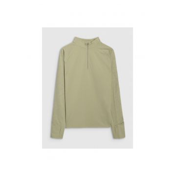 Bluza Alergare Barbati  4FWarm - AW25 - 37945 - Verde masliniu