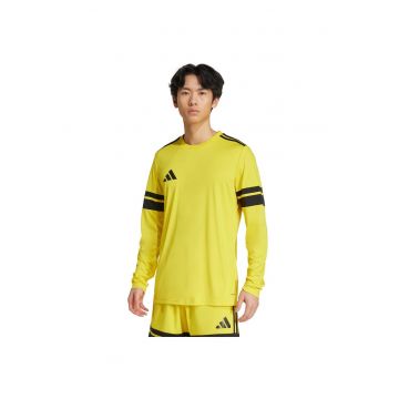 Bluza sport barbati -  Squadra 25 - maneca lunga - galben - poliester reciclat