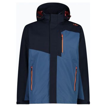 Jacheta pentru barbati -  Poliester - Negru/Albastru - Negru/Albastru