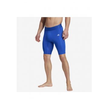 Pantaloni scurti sport barbati  Techfit - elastan/poliester - albastru