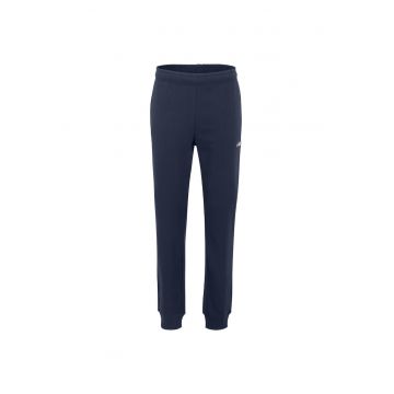 Pantaloni sport barbati  bleumarin - bumbac si poliester - cu mansete