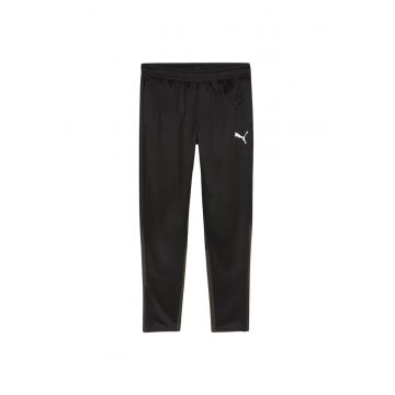 Pantaloni sport barbati  Team Goal - negri - poliester reciclat - cu talie elastica