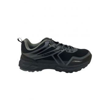 Pantofi sport barbati -  Sintetic - Negru/Griaz - Negru/Gri