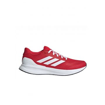 Pantofi sport barbati -  textil - rosu/alb