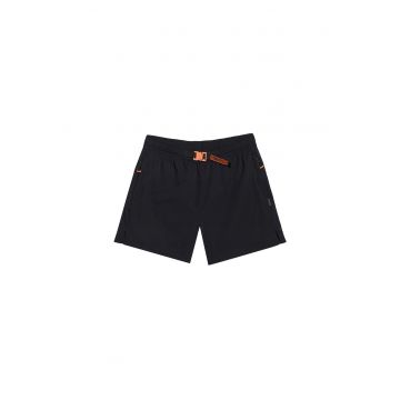 Sort Casual Barbati  cu Tehnologie 4Way Stretch - Negru Intens - Marimi S-3XL - Material Sintetic Durabil - SPORTSTYLE