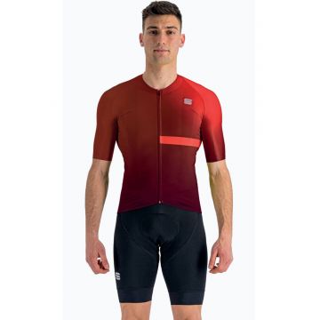 Tricou ciclism barbati -  Rosu