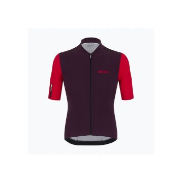 Tricou de ciclism pentru barbati -  Rosu/Negru