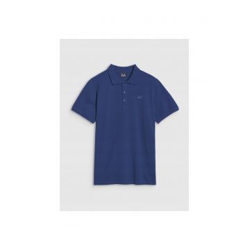 Tricou polo barbati  albastru - 100% bumbac
