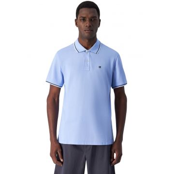 Tricou polo barbati -  bumbac - albastru deschis